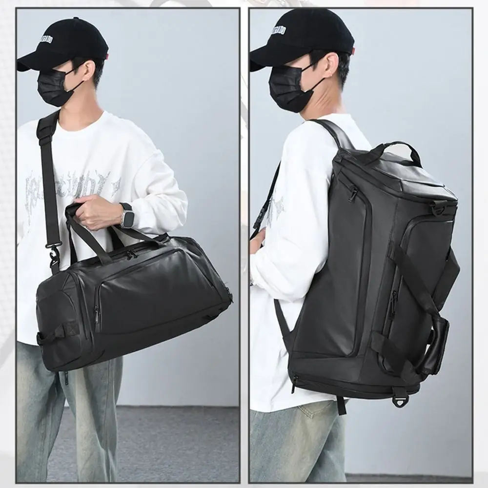 Casual Travel Duffel Bag Large Capacity Waterproof Travel Luggage Handbag Wear Resistant Business Trip Sports Fitness Bag