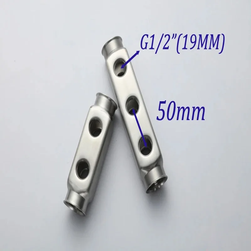 

Stainless steel high flow water distributor pipe, size 2-16 channels