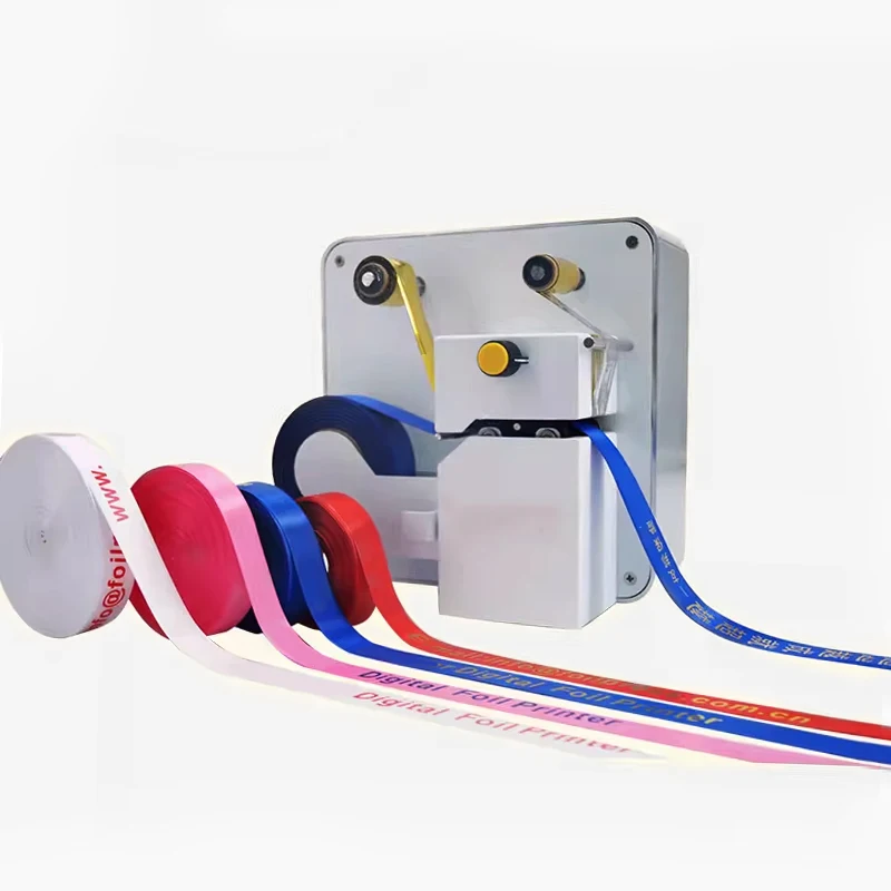MOMOTECH 300DPI 320 Digital Ribbon Printer Hot Foil Ribbon Printer Satin AMD320 for Hot Stamping