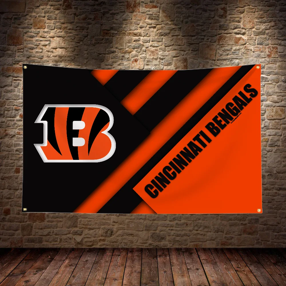 Turkey Em Cincinnati BengalS Garage Flag World Flags and Banners 4th of July Decorations Home Garden Fallout Skateboard for You