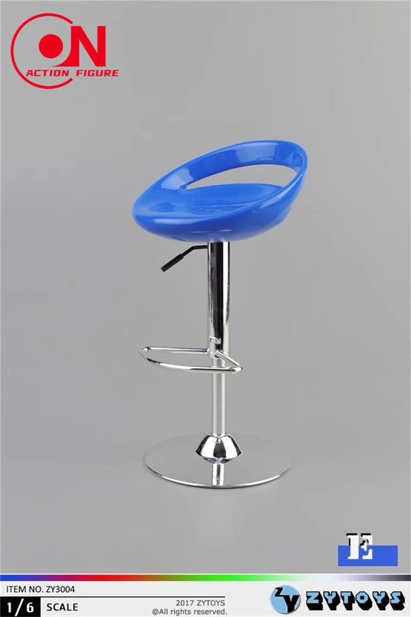 Zytoys zy3005 zy3004 1/6 cadeiras de barra giratórias 6cm altura assento modelo soldado cena acessórios caber 12 ''figura ação corpo bonecas