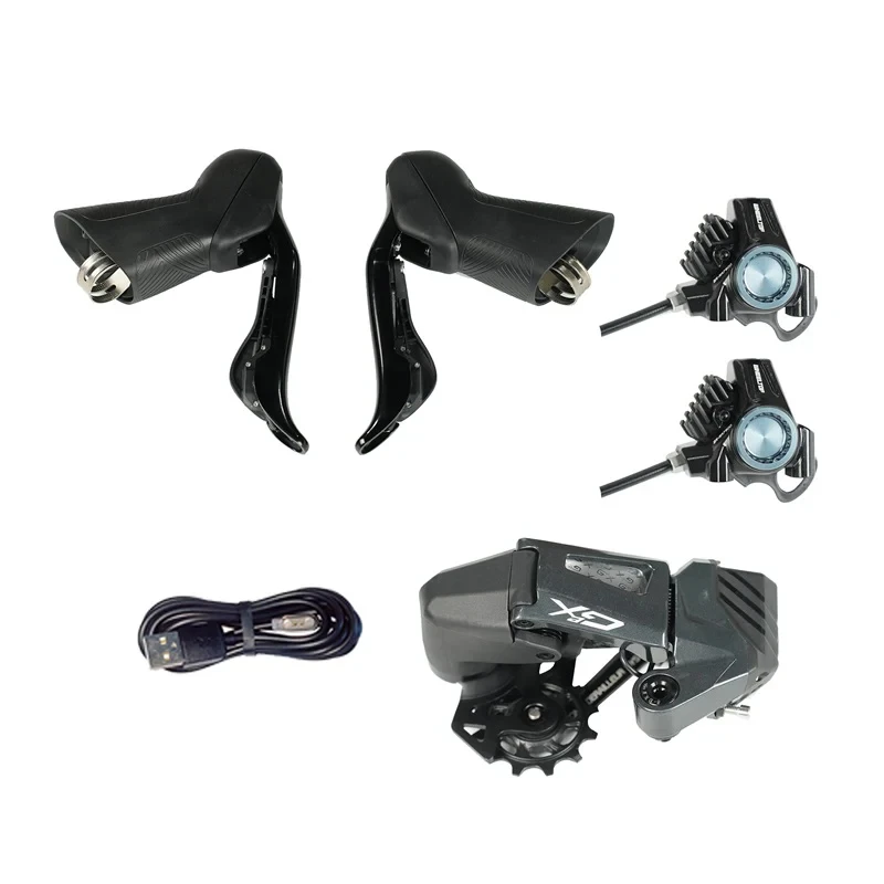 

Комплект обновления беспроводного электронного трансмиссии WheelTop EDS-GeX (гидравлические дисковые тормоза) 3–14 с 1x, IP67, 20 000 переключений, легкий вес