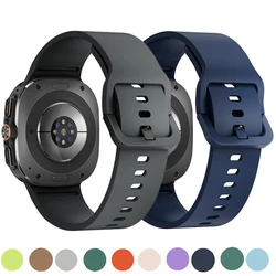 Sport Silicone Band For Samsung Galaxy Watch 7 Ultra Strap 47mm Original Bracelet correa Galaxy Watch Ultra 47 mm Accessories