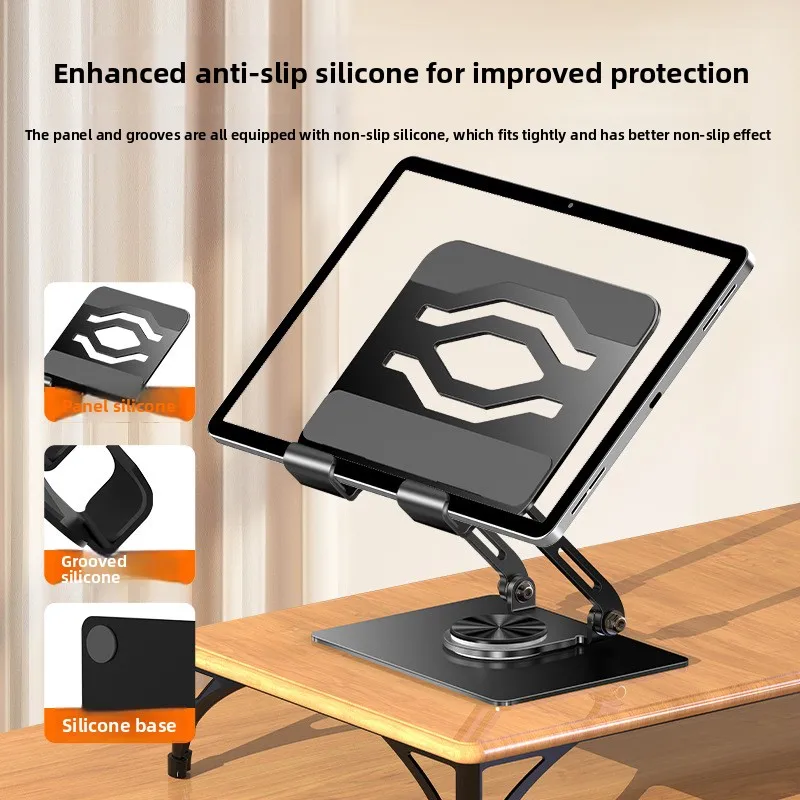 360 degree rotating desktop tablet stand for ipad apple conference office painting learning machine stand