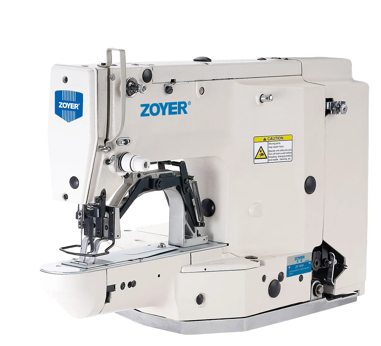 

ZY1850 Auto Buttonhole Cutter CE Certified Programmable Single Needle Chain Stitch Computerized Bar Tack Cylinder-Bed Motor