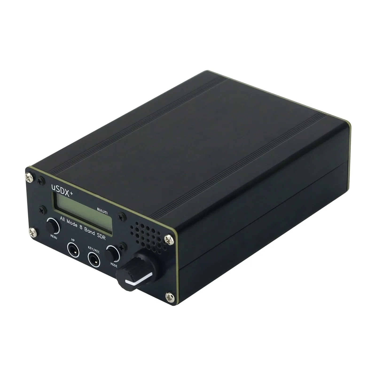 HamGeek USDX+ Full Mode Kortegolf QRP SSB/CW HF Transceiver USDX Verbeterde versie 8-bands SDR HF Transceiver