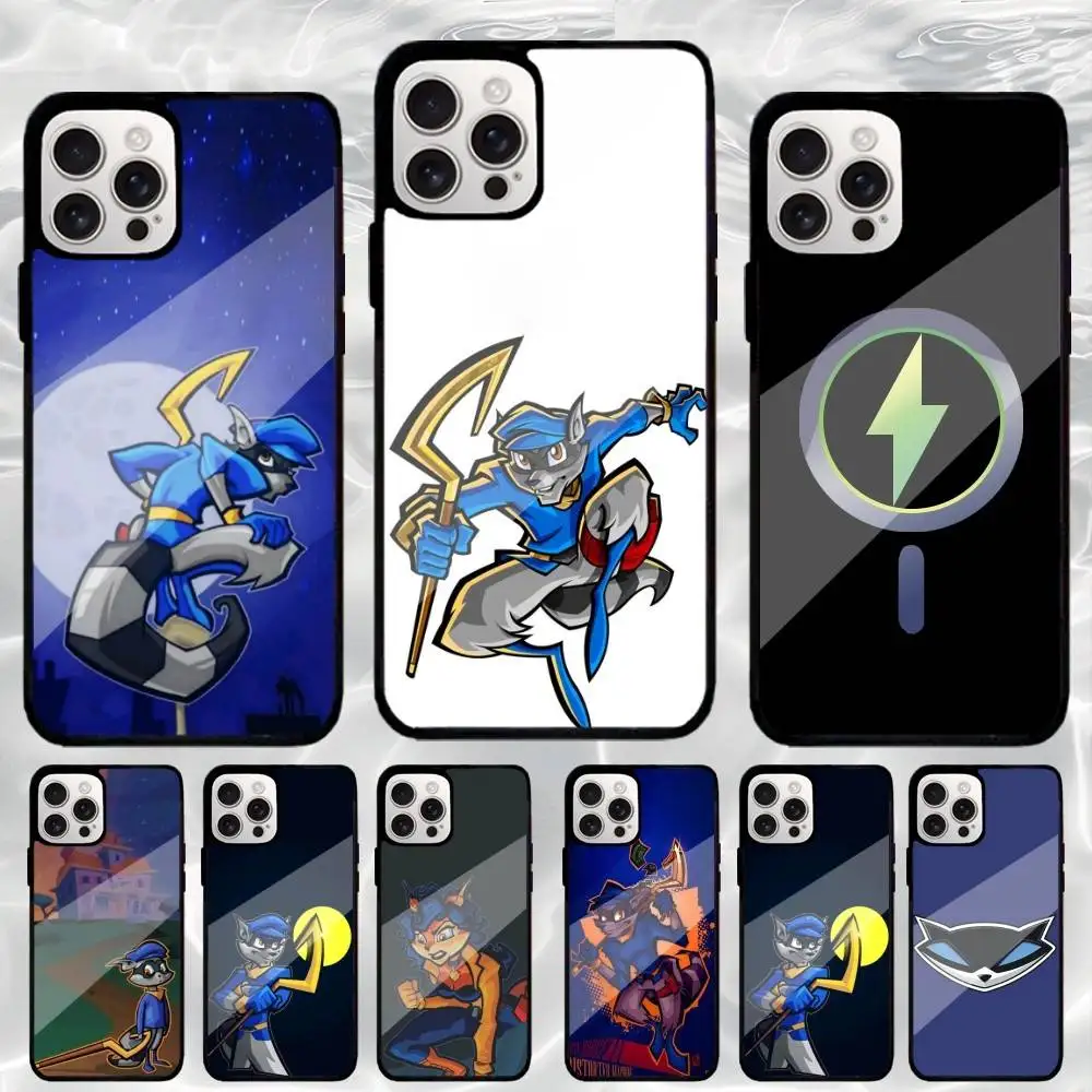 

C-Cartoon Sly C-Cooper Phone Case For iPhone17,16,15,14,13,12,11 Plus,Pro Max Magnetic Magsafe Wireless Charging