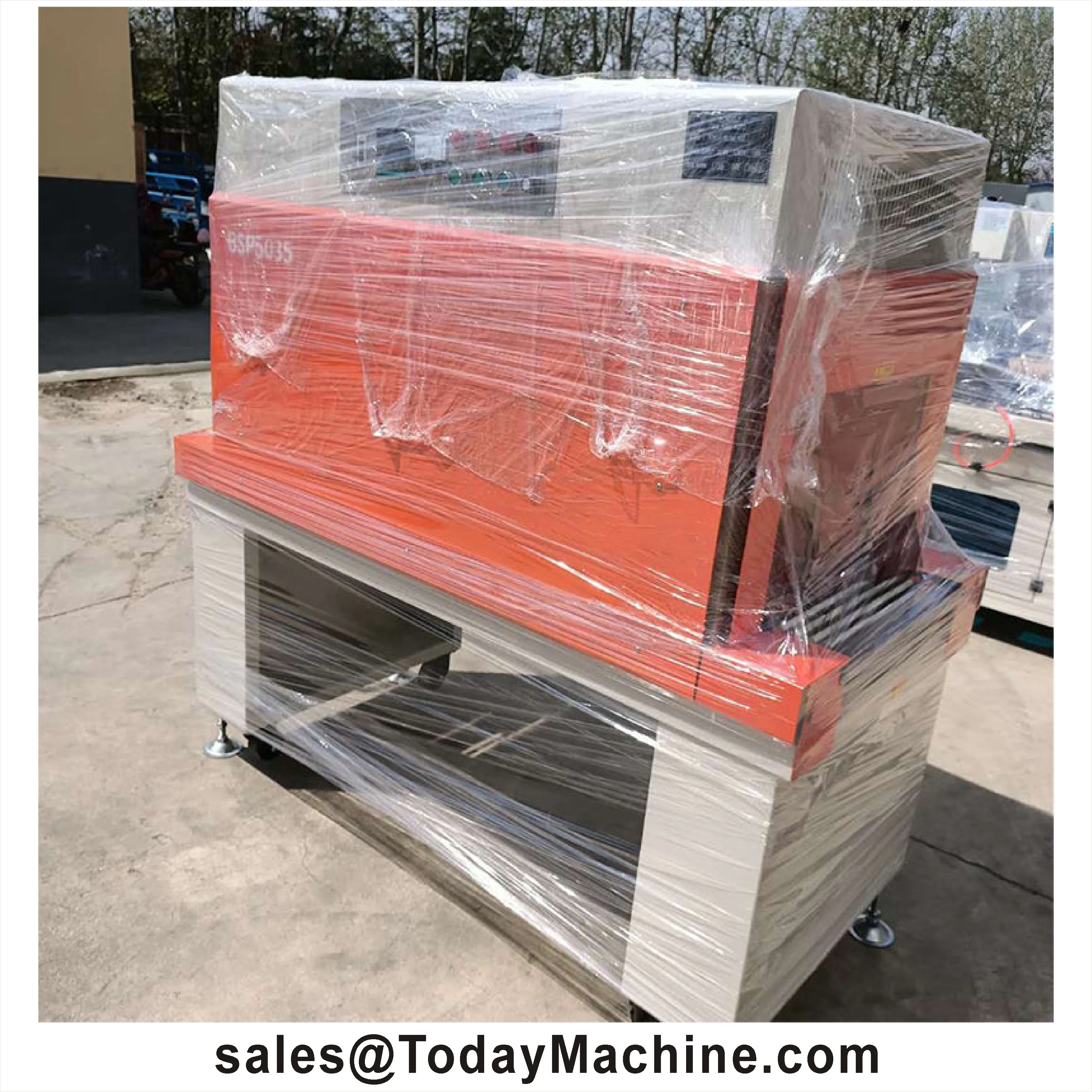 Manual L Bar Heat Sealing Tunnel Shrink Packing Machine for Food Beverage Foil Paper Packaging