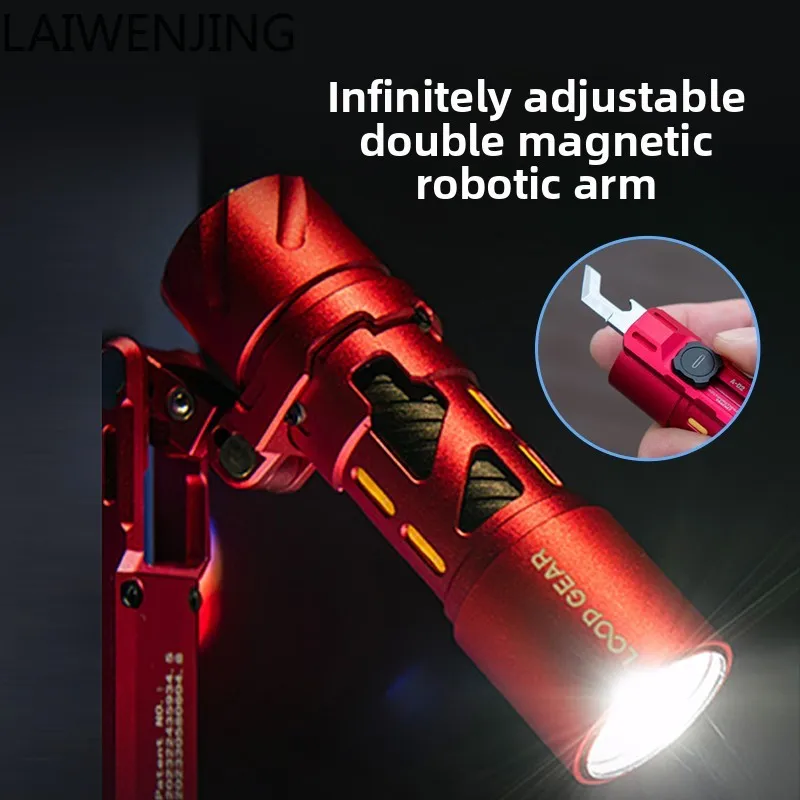 

HLZ SK03 flashlight strong light outdoor super bright long-range multi-function small portable charging
