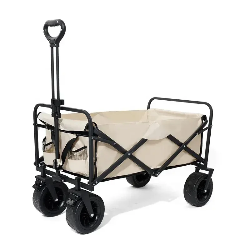 Outdoor Garden Parks wagon portable beach trolley foldable camping stroller folding wagon kids