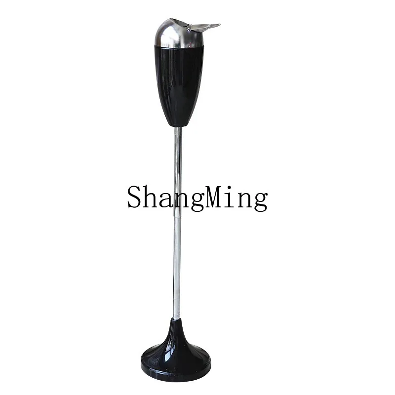 

PYH large vertical household metal ashtray creative anti-fly ash toilet lift telescopic floor ashtray with cover