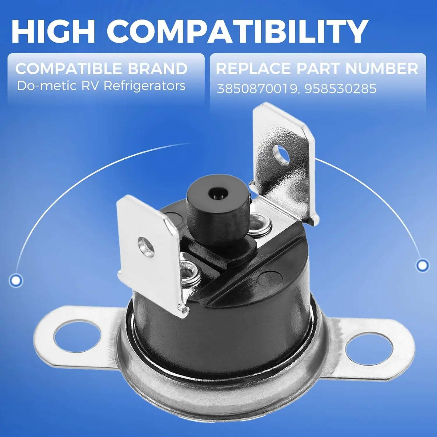 3850870019 استبدال محدد ترموستات الثلاجة بالصمامات الحرارية 958530285 لـ Dometic DOMA FPR DM2652 RV 150 ° ج الحماية