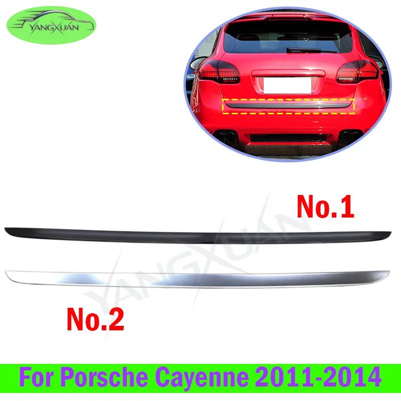 Rear Tailgate electroplated Strip Trunk Trim Strip 95851295500 For Porsche Cayenne 2011-2014 Rear Cover Bright Strip For Porsche