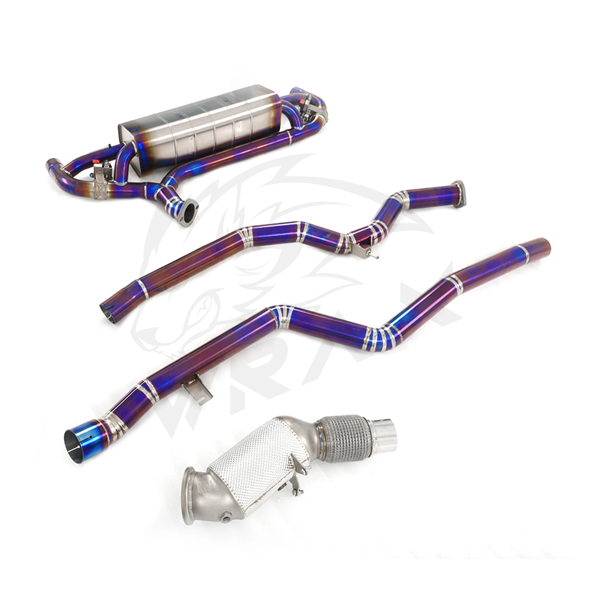 

Valved Sport Sound WRAX Stainless Steel Catback Exhaust For BMW 330E car accessories Direct Fit Replacement downpipe