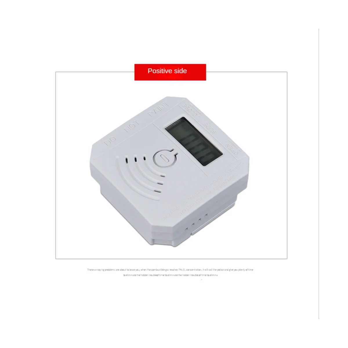 미니 일산화탄소 감지기, CO 일산화탄소 알람 감지기, 디지털 디스플레이 및 사운드 알람, 가정 및 사무실용