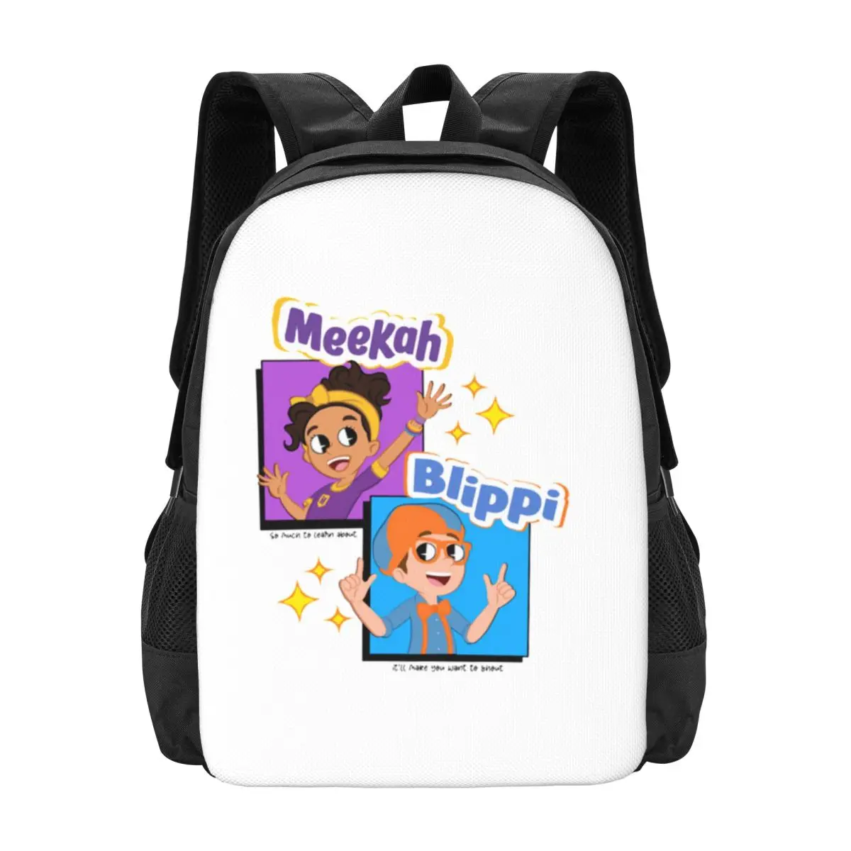 Mochila Meekah And Blippi, gran oferta, mochila de gran capacidad para niños y niñas, mochila escolar, bolsos de hombro para hombres y mujeres
