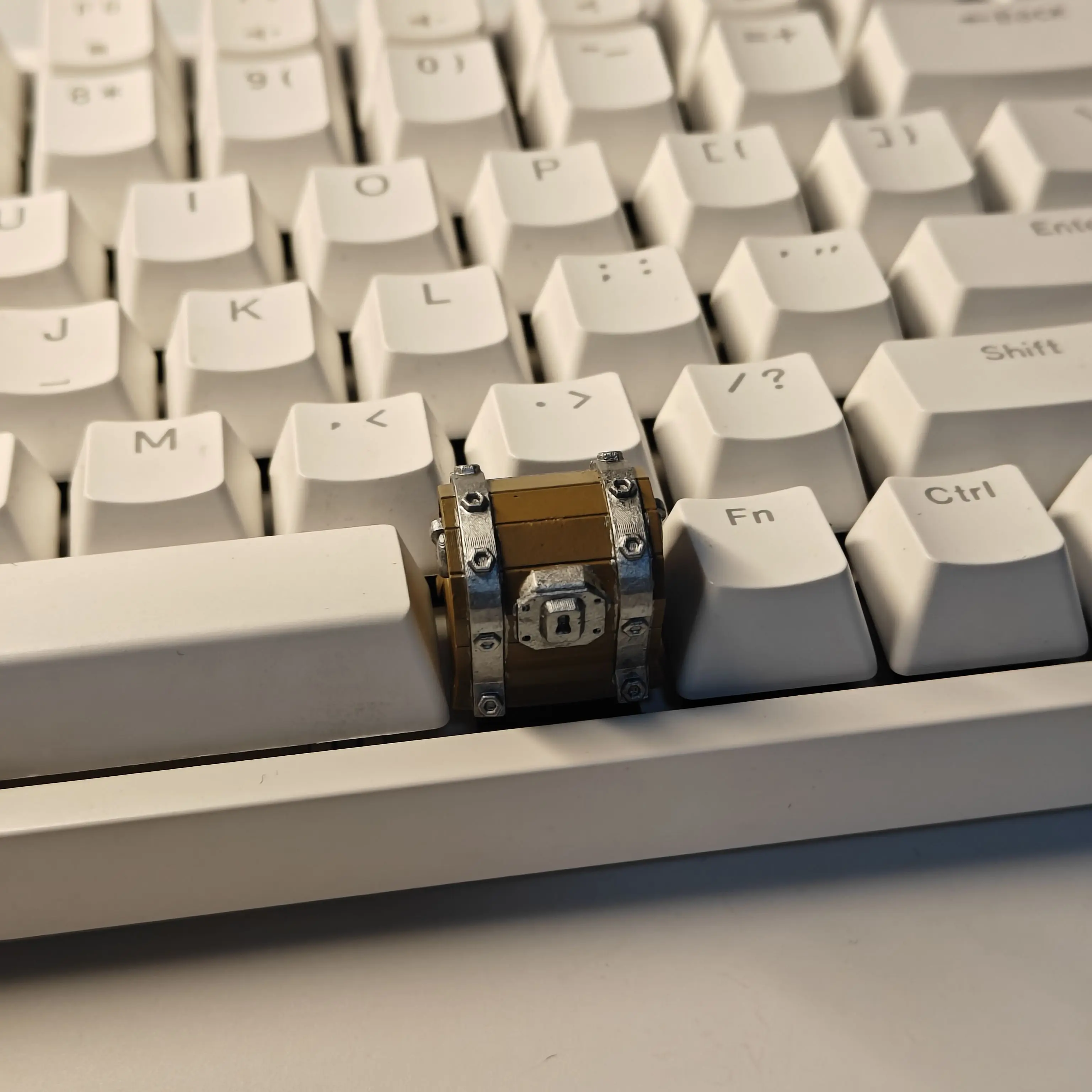 Retro Treasure Chest Keycaps Translucent 3D Resin Keyboard Caps Custom Gaming Handmade Key Caps for Mechanical Keyboard Gifts