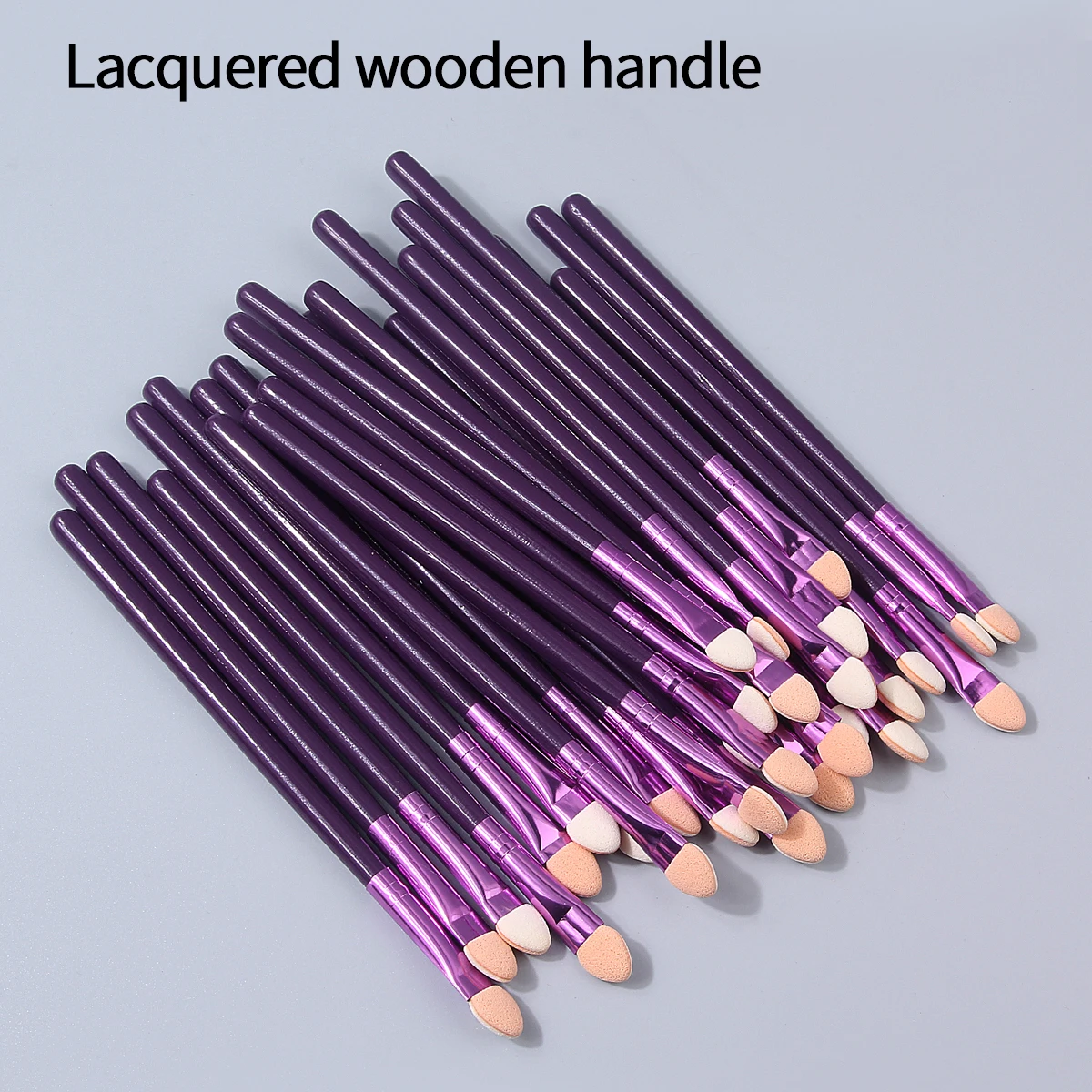 10/30 個のポータブルスポンジヘッドメイクブラシセット、アイシャドウブラシ、コンシーラーブラシ、多機能メイクツール