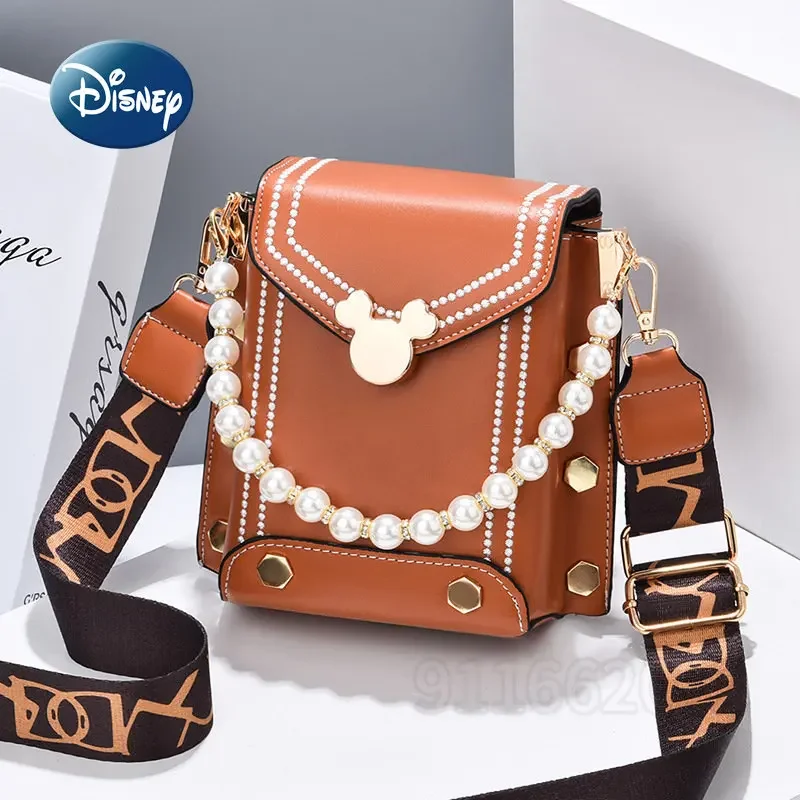 Disney Mickey New Women's Shoulder Bag Luxury Brand Women's Handbag High Quality Cartoon Fashion Women's Bag Large Capacity