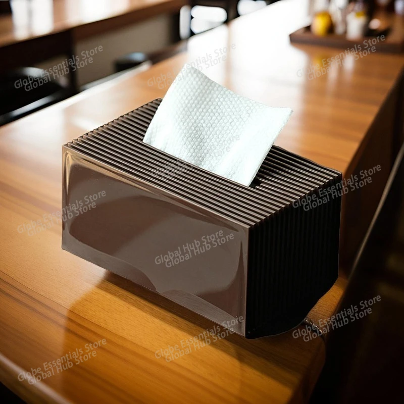 

Коробка для салфеток в скандинавском итальянском стиле, легкая роскошная кремовая домашняя бумажная коробка, креативный стол, настольные салфетки, коробка для хранения полотенец для лица