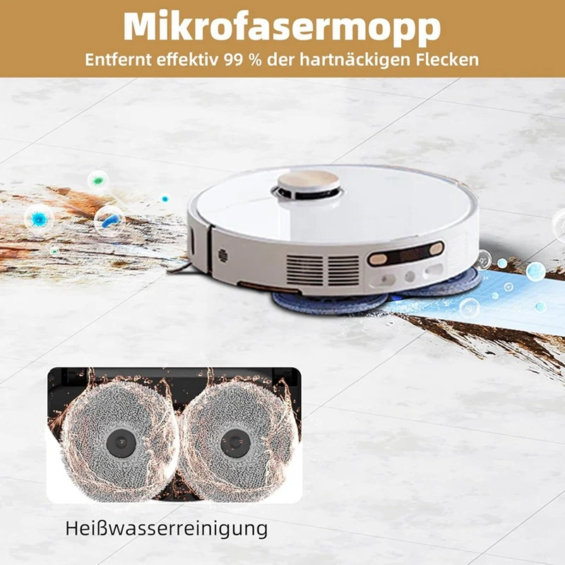 أجزاء مكنسة كهربائية روبوت لـ Dreame ، L10s Pro ، حرارة فائقة ، X30 Ultra ، فرشاة جانبية رئيسية ، فلتر Hepa ، قماش ممسحة ، أكياس غبار