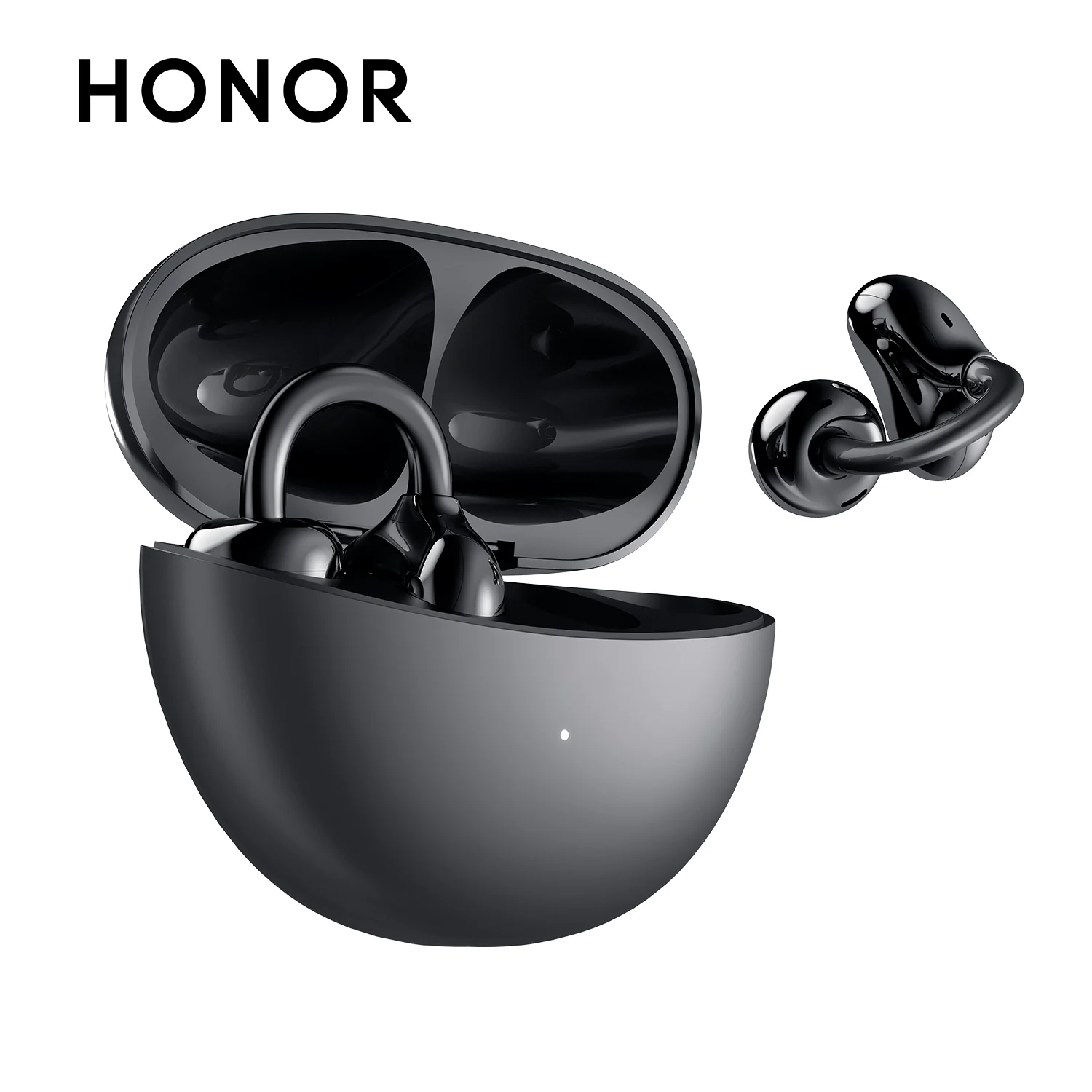 HONOR Earbuds Clip Open-Ear Kopfhörer, 36h Akku, 5.1g, Dual Connect, ENC Anrufe, Spatial Audio, IP54 Spritzwassergeschützt – Detail 1