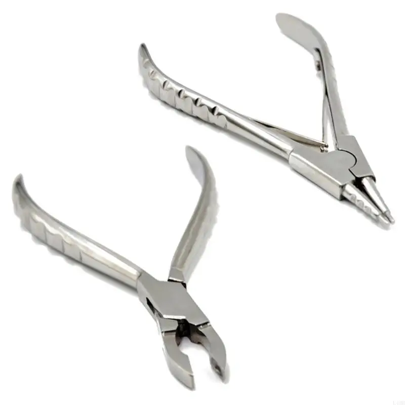 L4MB Ear lábio do nariz septo anéis piercing alicate braçador aço inoxidável Piercing abertura aço inoxidável