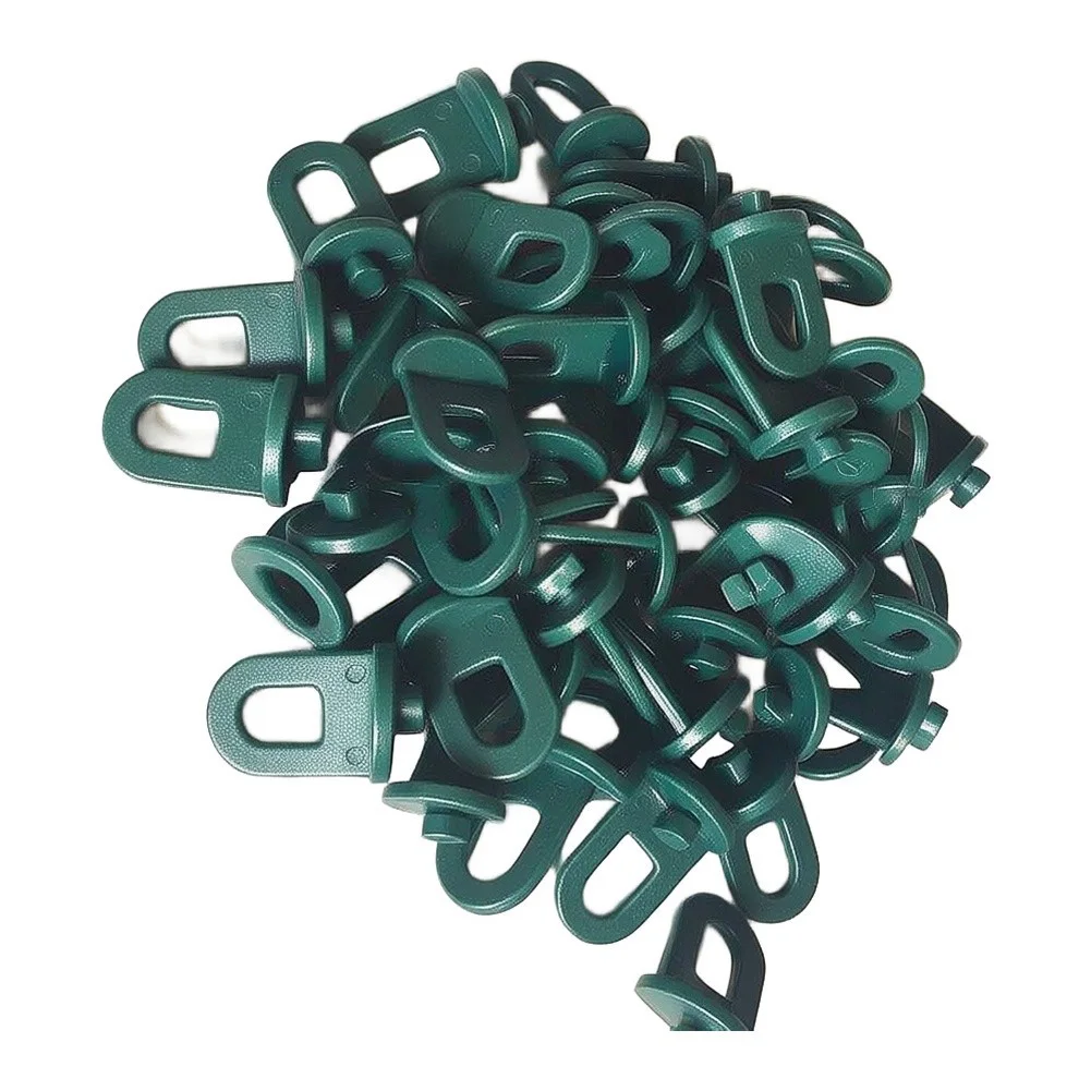 50 Piece Twist Clips for Greenhouse Shade Cloth For Insulation Mesh Vine Support and Wire Management in Growing Operations