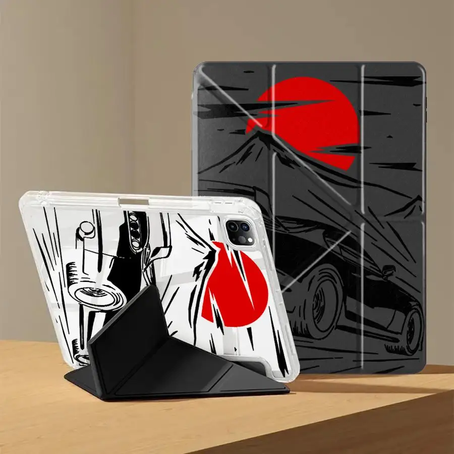 

Tablet Case For iPad Pro 2025 Pro 11th 10th 9th 8th 7th 12.9inch Air 4 5 M3 M2 1 2 M4 11inch Mini 6 7 Y-Fold Holder Cover