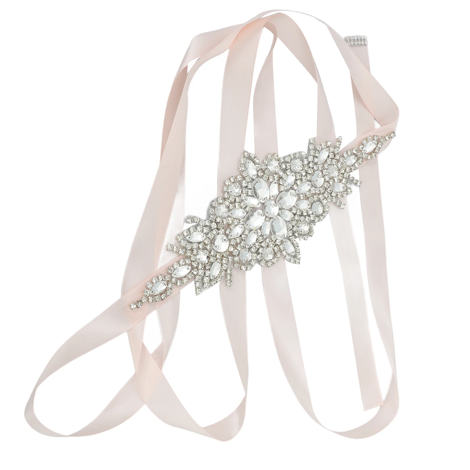 

Rhinestone Belts Crystal Wedding Bridal Waistband Dress Bridesmaid Belt Jewelry Sewing Chain Fabric Decorative