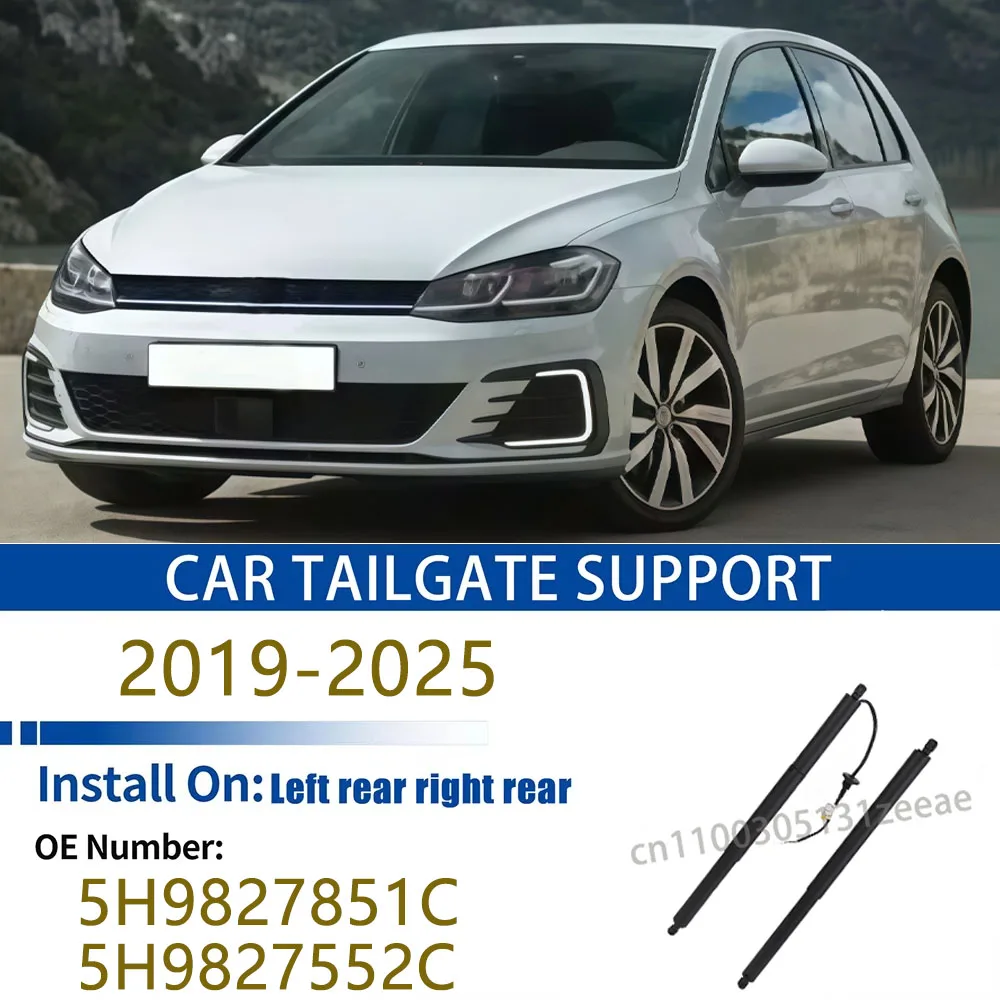 

For 2019+ Volkswagen Golf MQB Evo Tailgate Support Rod Rear Tailgate Strut Electric Support Struts OEM 5H9827851C 5H9827552C