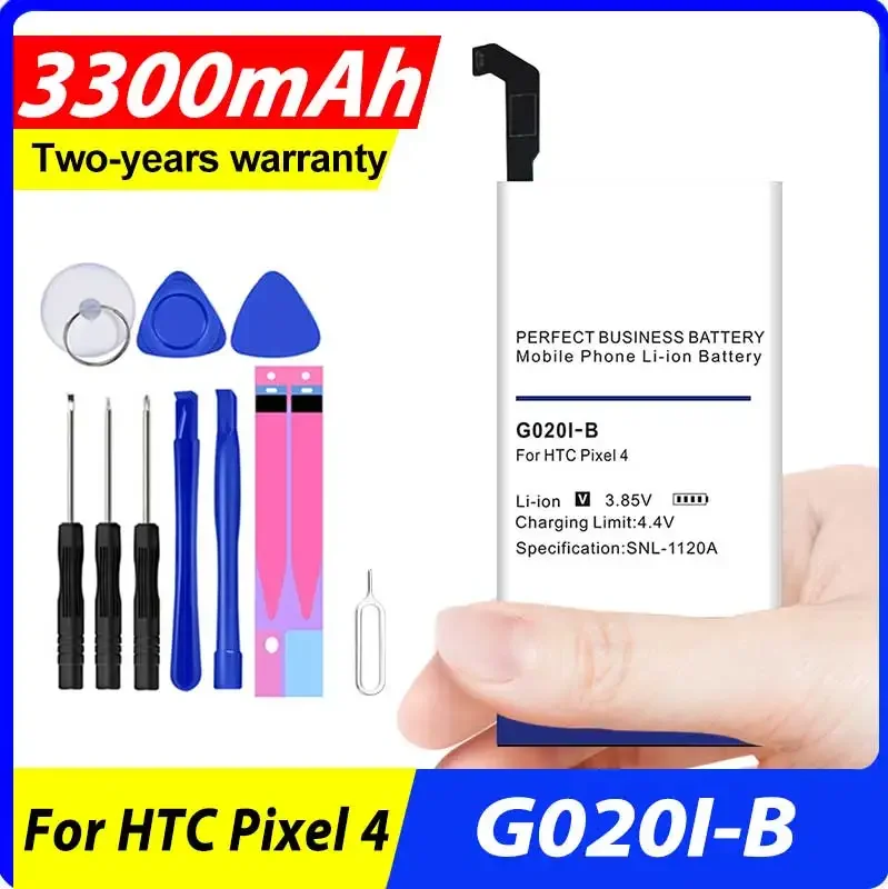 

New 3300mAh Replacement G020I-B Battery for HTC Pixel 4 in Stock