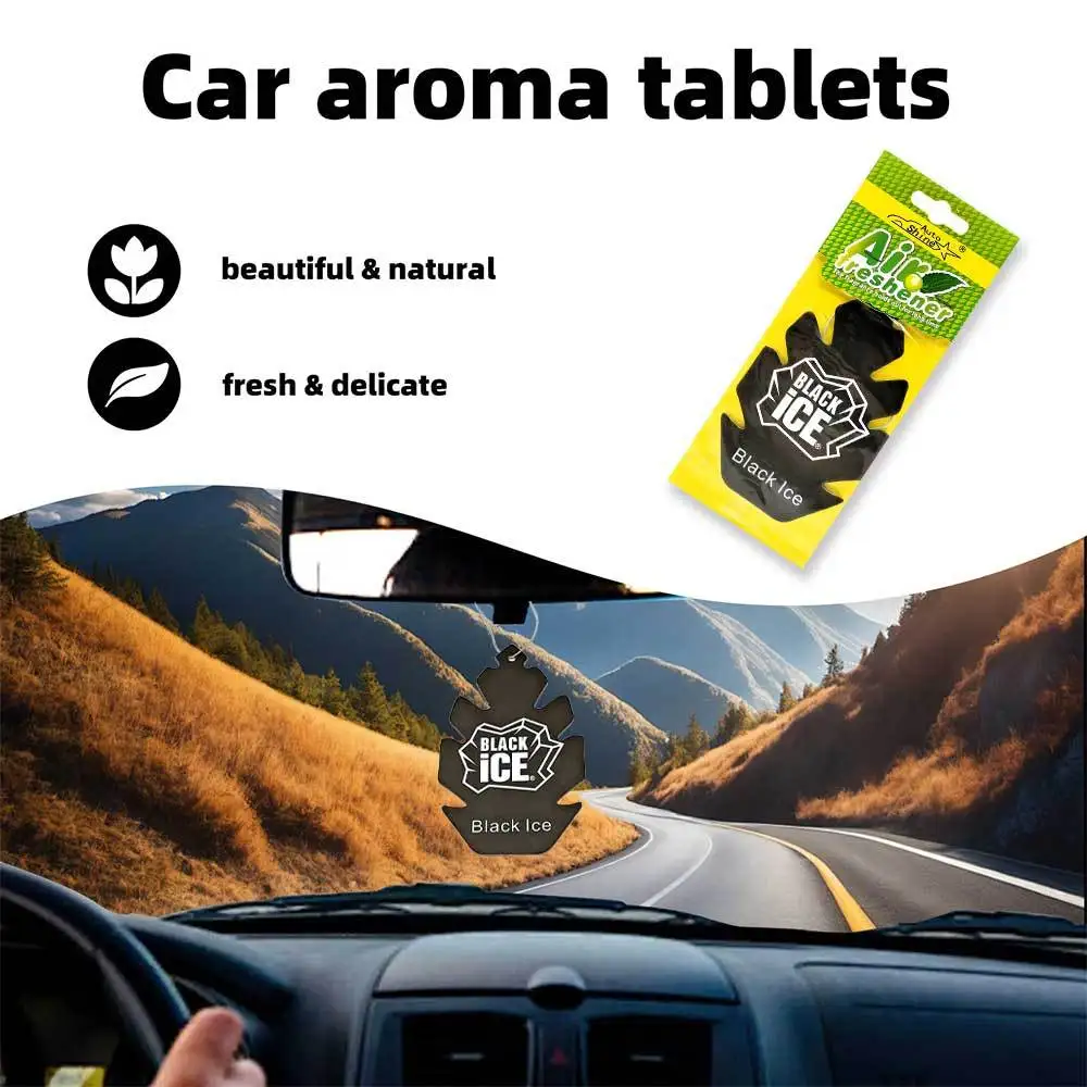 คลิปหอมปรับอากาศในรถยนต์รูปทรงลูกสนสีดำ 5/10/20 ชิ้น, น้ำหอมปรับอากาศจากกระดาษธรรมชาติ, กลิ่นหอมติดทนนาน, ชุดของขวัญสำหรับรถยนต์ที่เหมาะอย่างยิ่ง