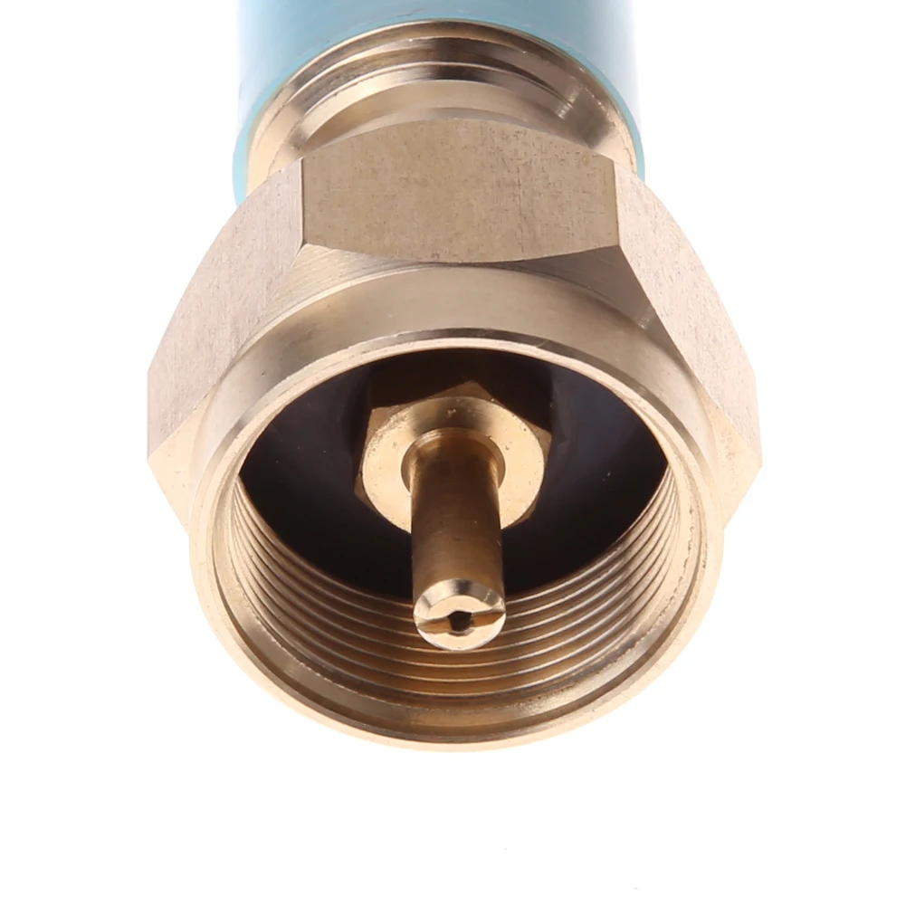 

Propane Refill Adapter Solid Brass Outdoor Propane Inflation Connector Gas Stove Adapter for 1 Lb Tank