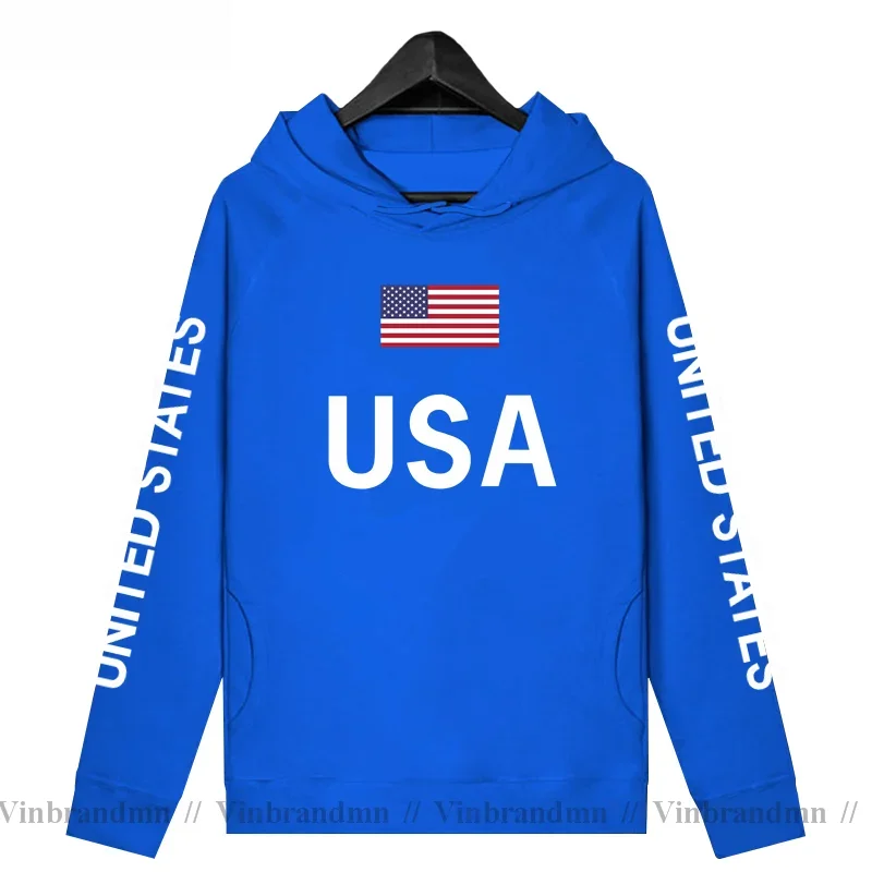 USA United States of America Hoodies Mens Sweatshirt Newest Fashion Hip Hop Streetwear American Jerseys Tracksuit Nation Flag US