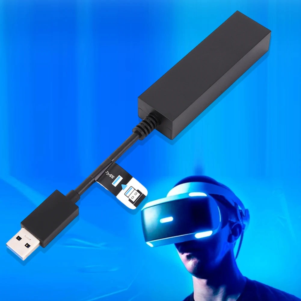 Adapter kamery do Playstation 4 do konsoli PS5, złącze VR, USB3.0 Mini złącze kamery do PS5 PS4 VR 4, złącze VR do PS5