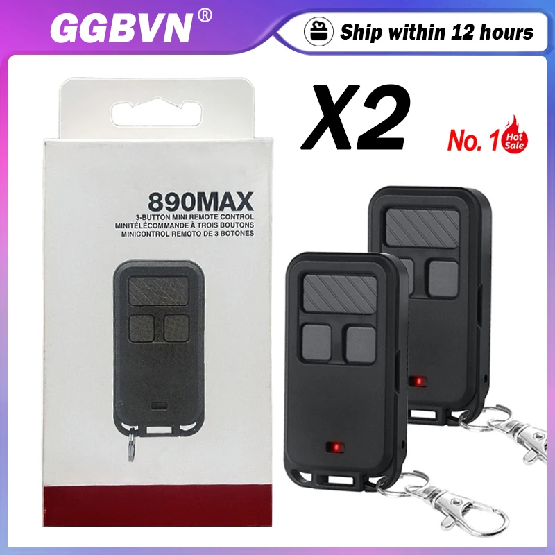 Work With CHAMBERLAIN 953EV 956EV LiftMaster 893MAX 890MAX 895MAX 893LM 891LM Remote Control Security +2.0 Garage Door Opener