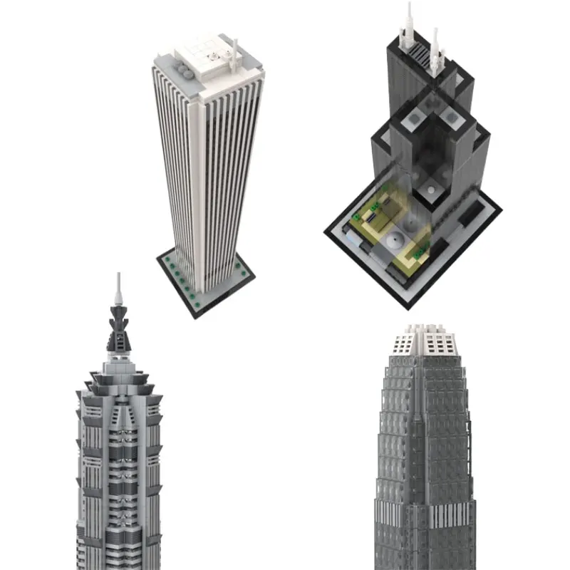 

MOC-148580 149137 159549 Small Particle Assembly Building Blocks City Building Model Toy Office Decoration