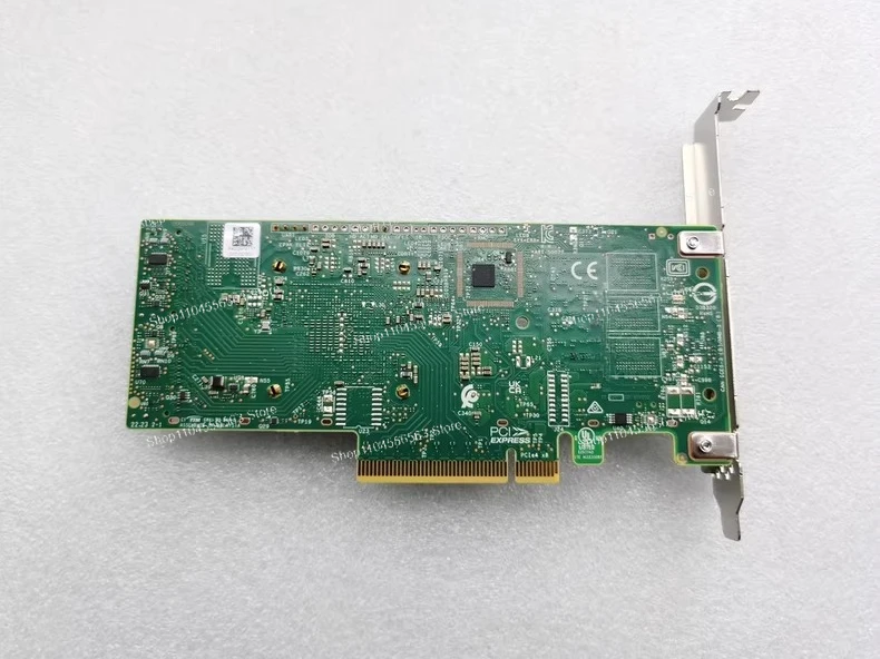 LSI 9500-16i 16-Port Tri-Mode RAID Controller  PCIe 4.0 x8 Interface 2x SFF-8654 Connectors  NVMe Ready  12Gb/s SAS SATA