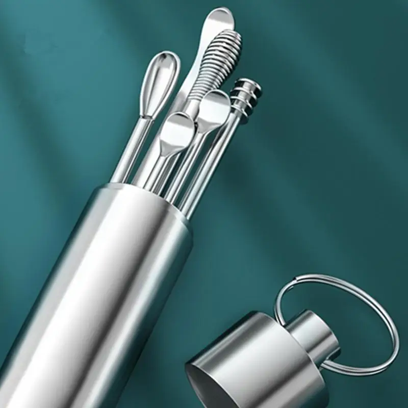 

1 комплект инструментов для удаления ушной серы, очиститель ушной серы, копание артефактов, средство для удаления ушей, средство для очистки ушей, ваш комплект гаджетов