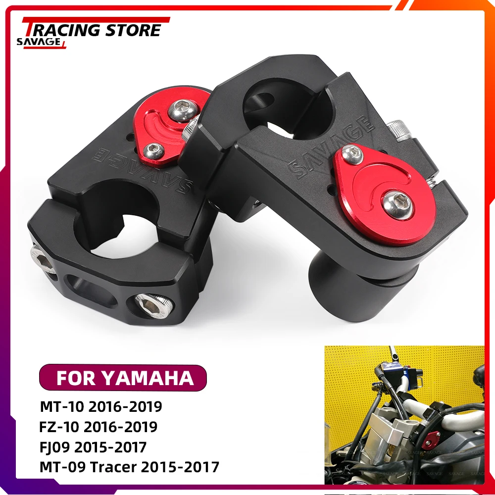 

For Yamaha MT-10 FZ-10 FJ09 MT-09 Tracer 900 /GT Super Tenere 1200 MT09 900GT Motorycle Handlebar Riser Heighten Extend Adapter