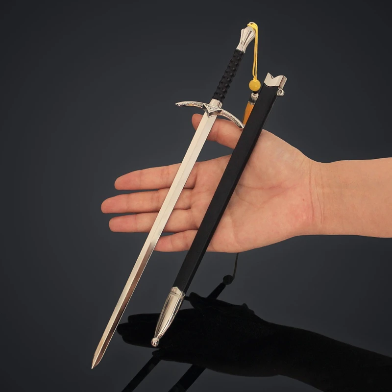 30 cm/11.81in Film en TV Randapparatuur Gandalf Vijand Zwaard Met Schede Zwaard Wapen Model Cosplay Prop BoysToy Desktop decoratie