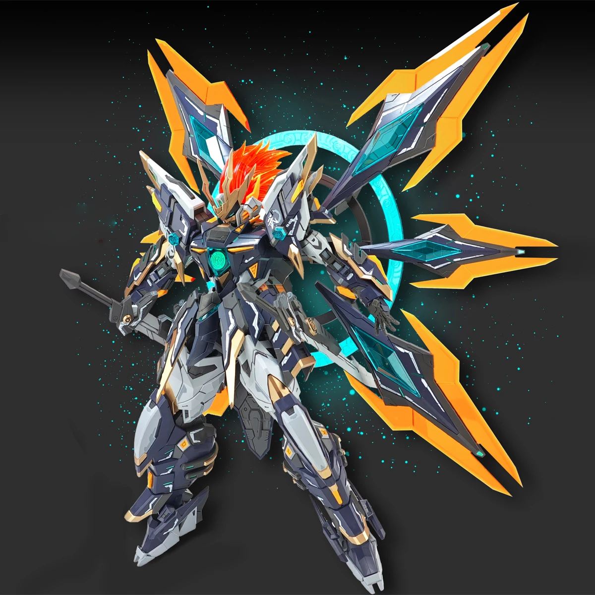 

YR-03 Martial Emperor 1/100 MG SNAA Action Anime Figures Water Delivery Stickers Assembly Model Kits Toys Mobile Suit Gift