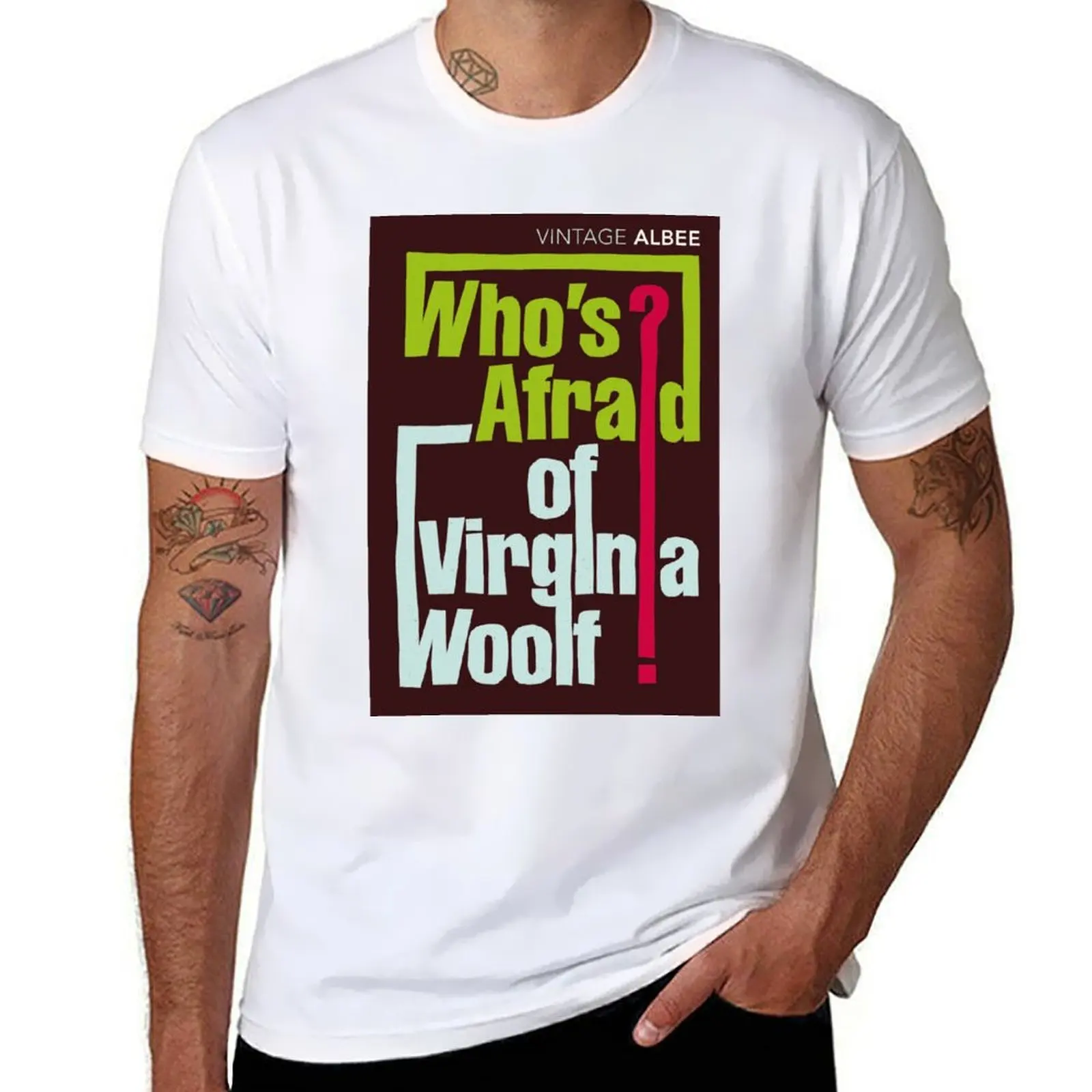 

Who's Afraid of Virginia Woolf Mike Nichols vintage T-Shirt anime tshirt t shirt man plain T-Shirt