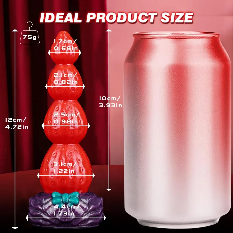 لطيف الفراولة دسار أنثى المكونات المهبلية الشرج الاستمناء BDSM التدريب المبتدئين ودية الكبار الجنس لعب الذكور العجان مدلك #5