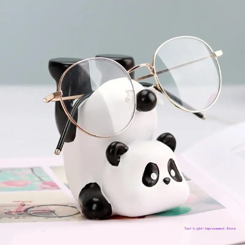 C63E support lunettes Panda inversé, présentoir lunettes, organisateur lunettes en résine