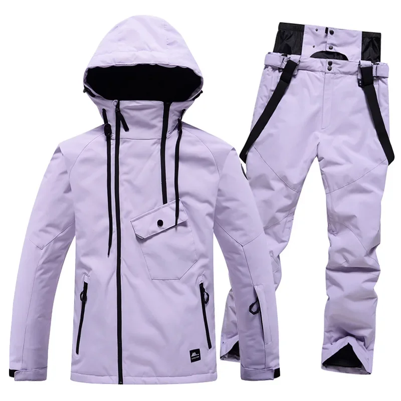 

2025 Ski Suit Men Women Windproof Waterproof Warm Breathable Outdoor Sports Skiing Snowboarding Snow Clothing Winter Overalls