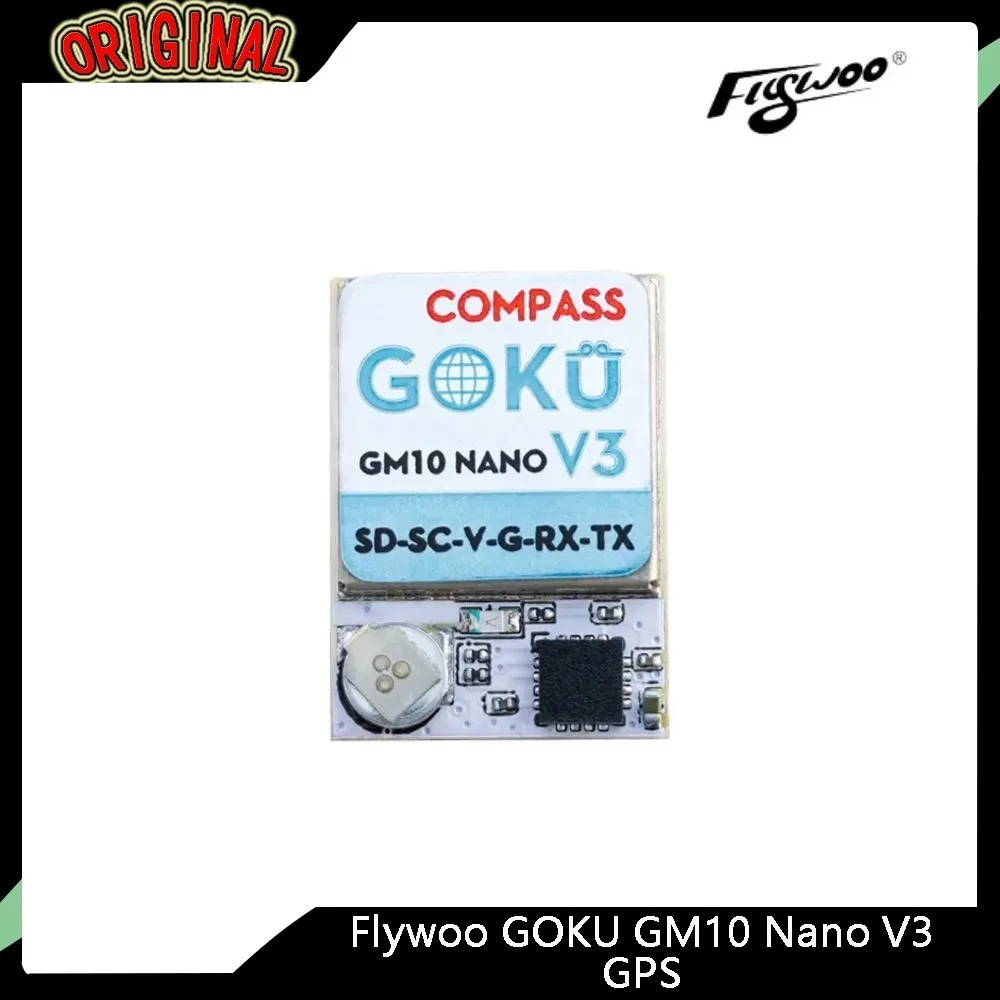 GPS Flywoo GOKU GM10 V3 - Ultra precisione (chip GNSS M10050) per drone FPV fai da te