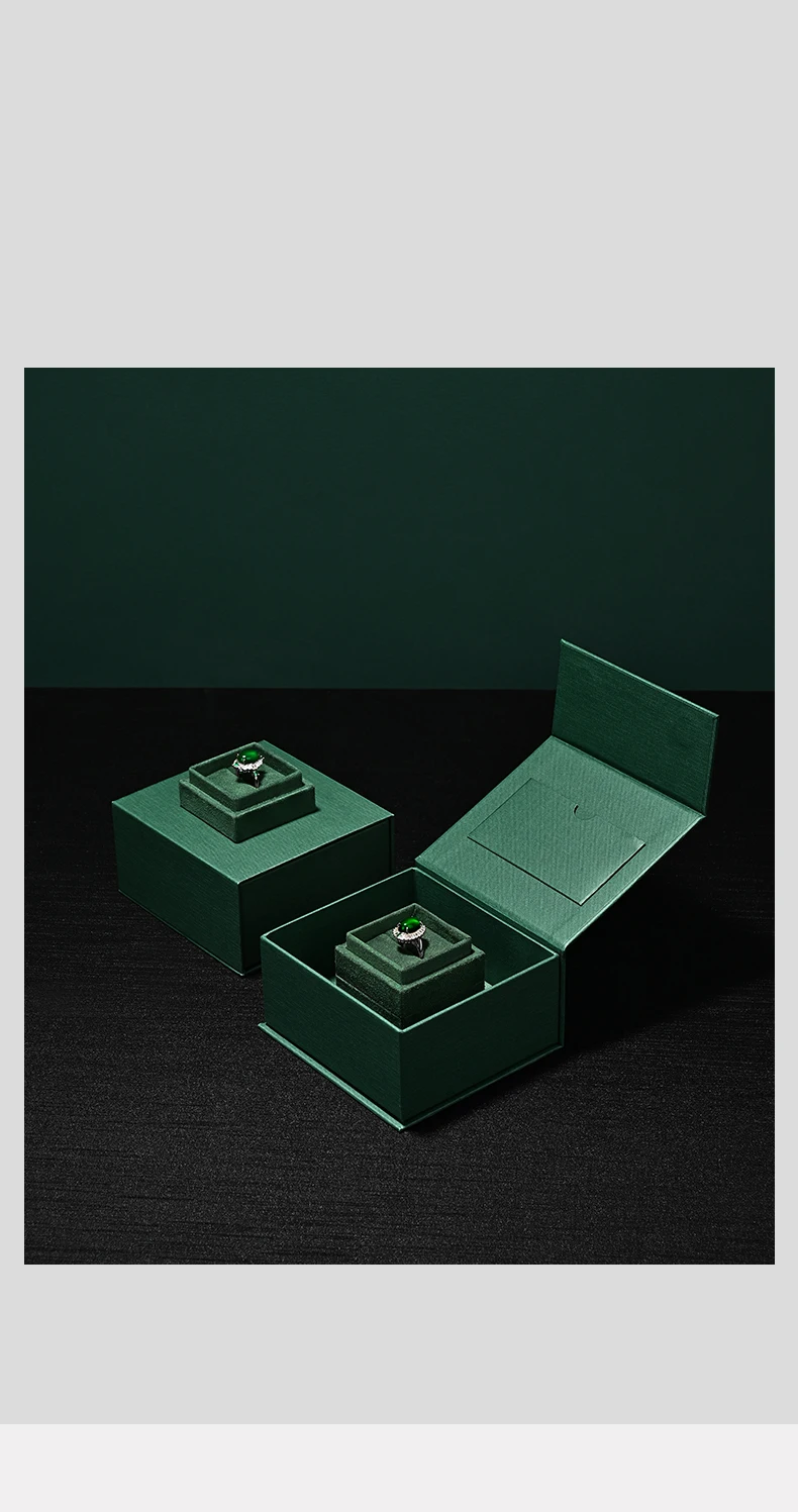 Oirlv Ring Box Ingeniously Designed with a Specialized Slot for Secure Jewelry Placement Boasting a Sophisticated Structure Gift