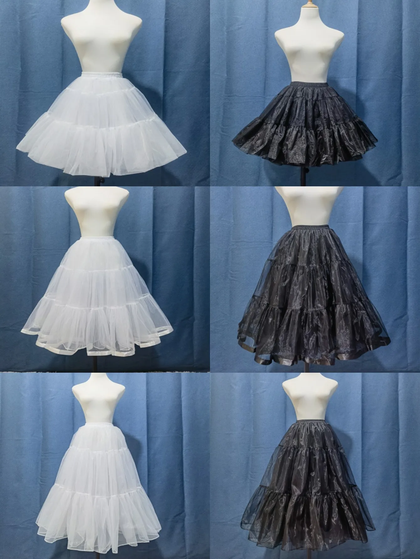 Long Puffy Skirts 40/60/80CM Girls Fashion Tutu Skirt Women Solid Ball Gown Bridal Petticoat White Wedding Dress Underskirt Adul